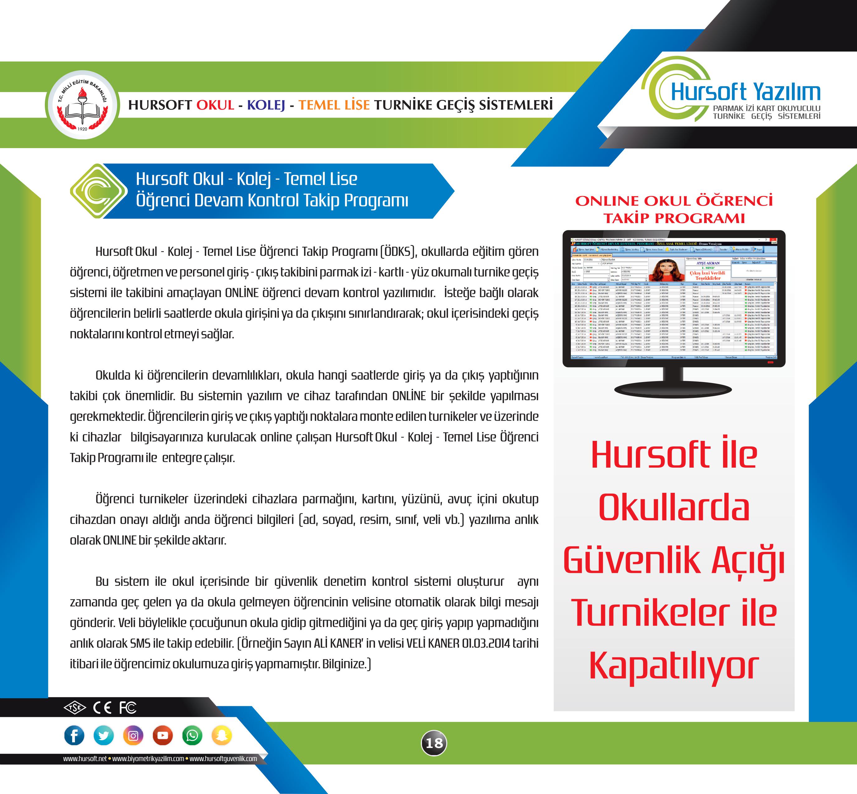 OKUL TURNİKE SİSTEMLERİ, OKUL TURNİKELERİ