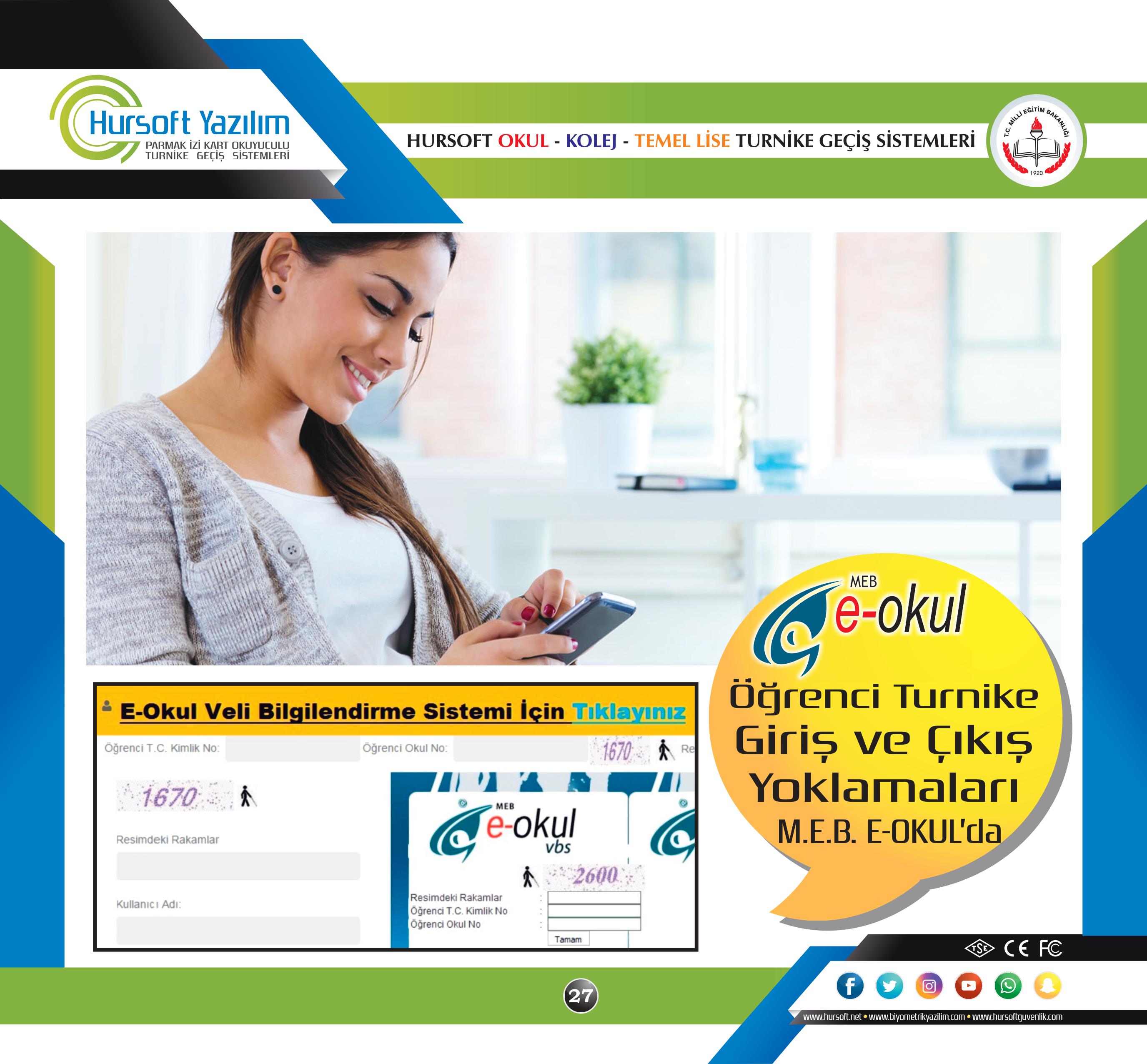 OKUL TURNİKE SİSTEMLERİ, OKUL TURNİKELERİ