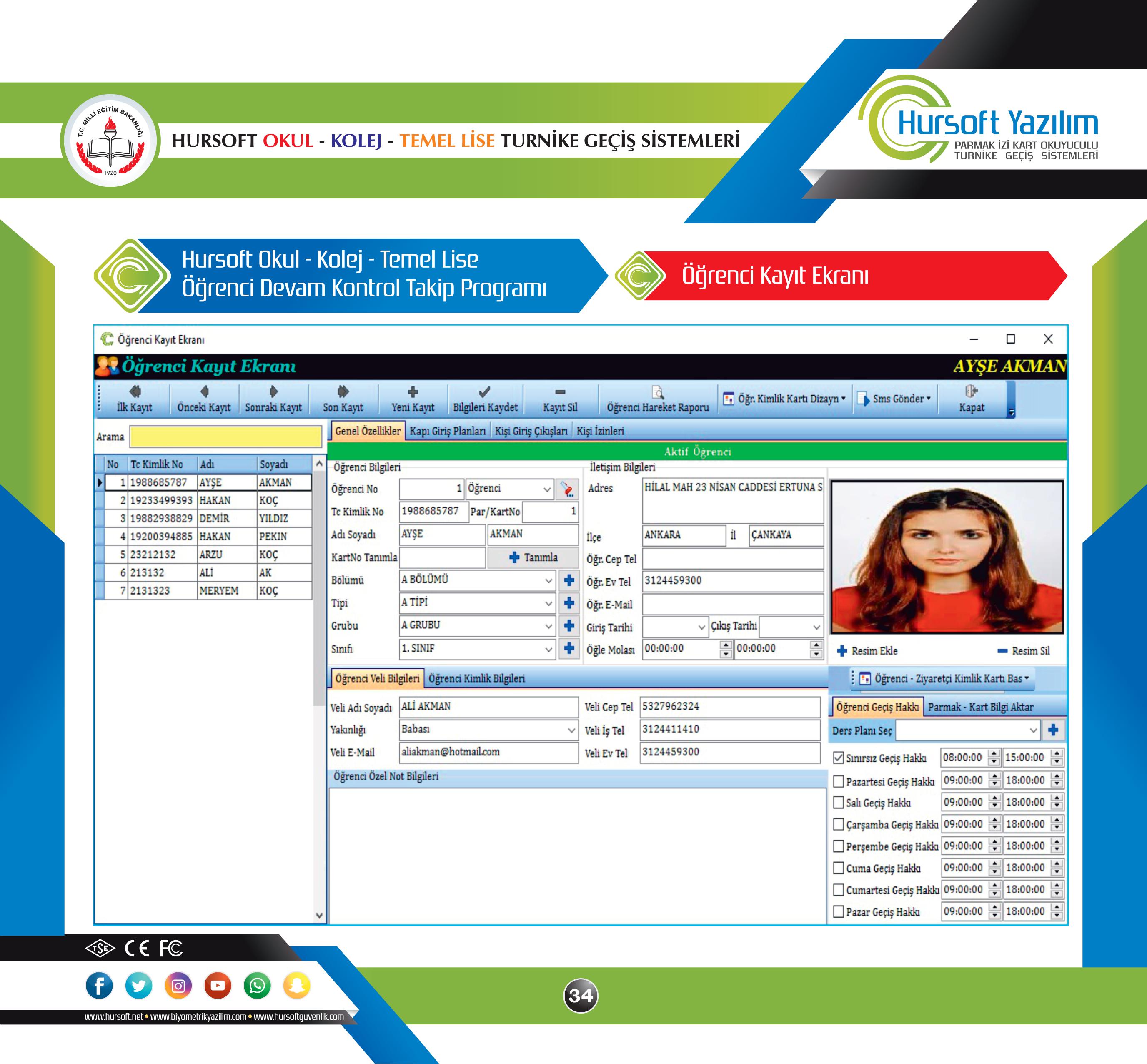 OKUL TURNİKE SİSTEMLERİ, OKUL TURNİKELERİ