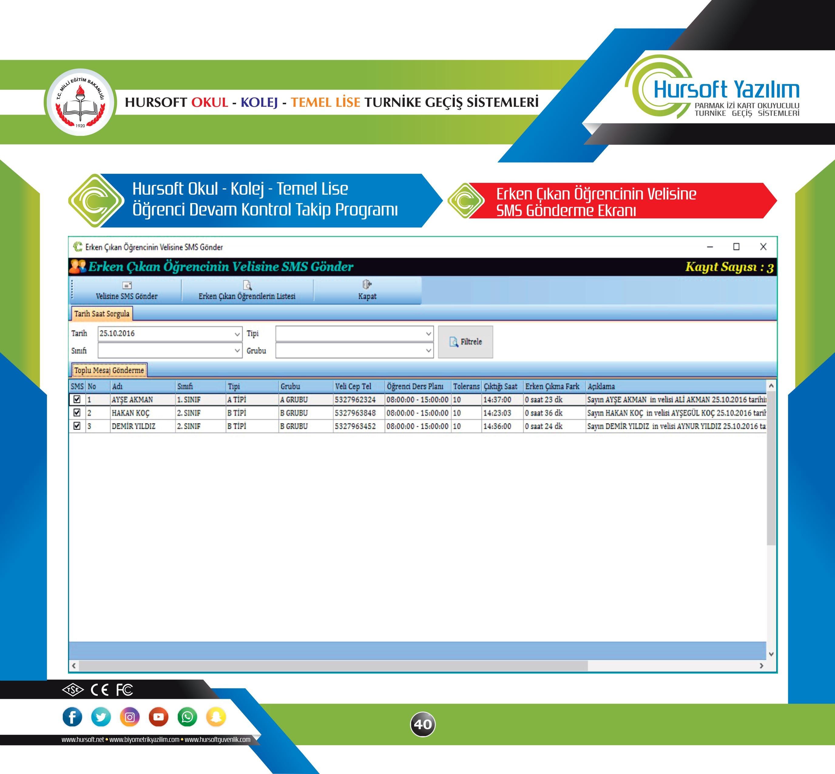 OKUL TURNİKE SİSTEMLERİ, OKUL TURNİKELERİ