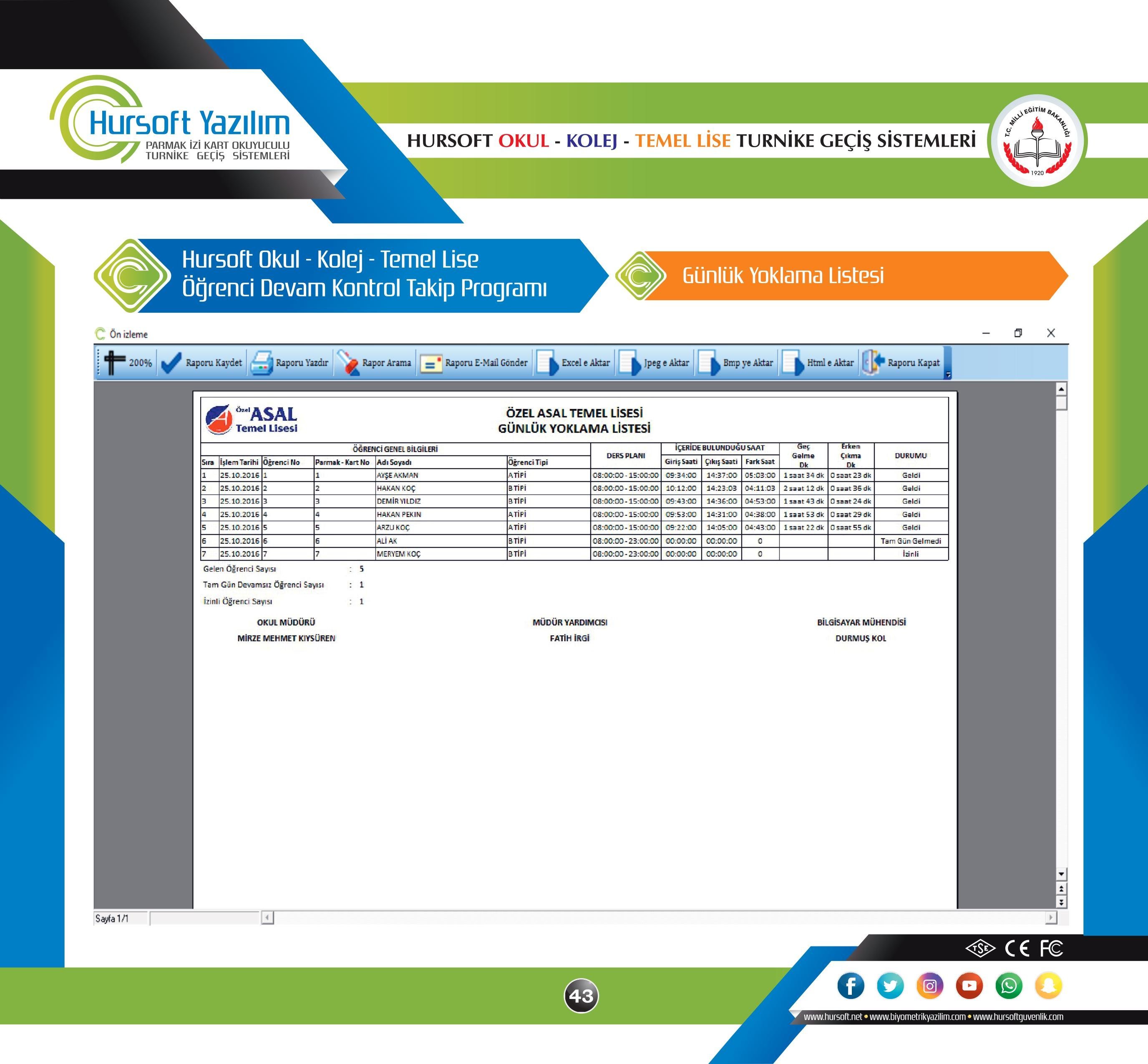 OKUL TURNİKE SİSTEMLERİ, OKUL TURNİKELERİ