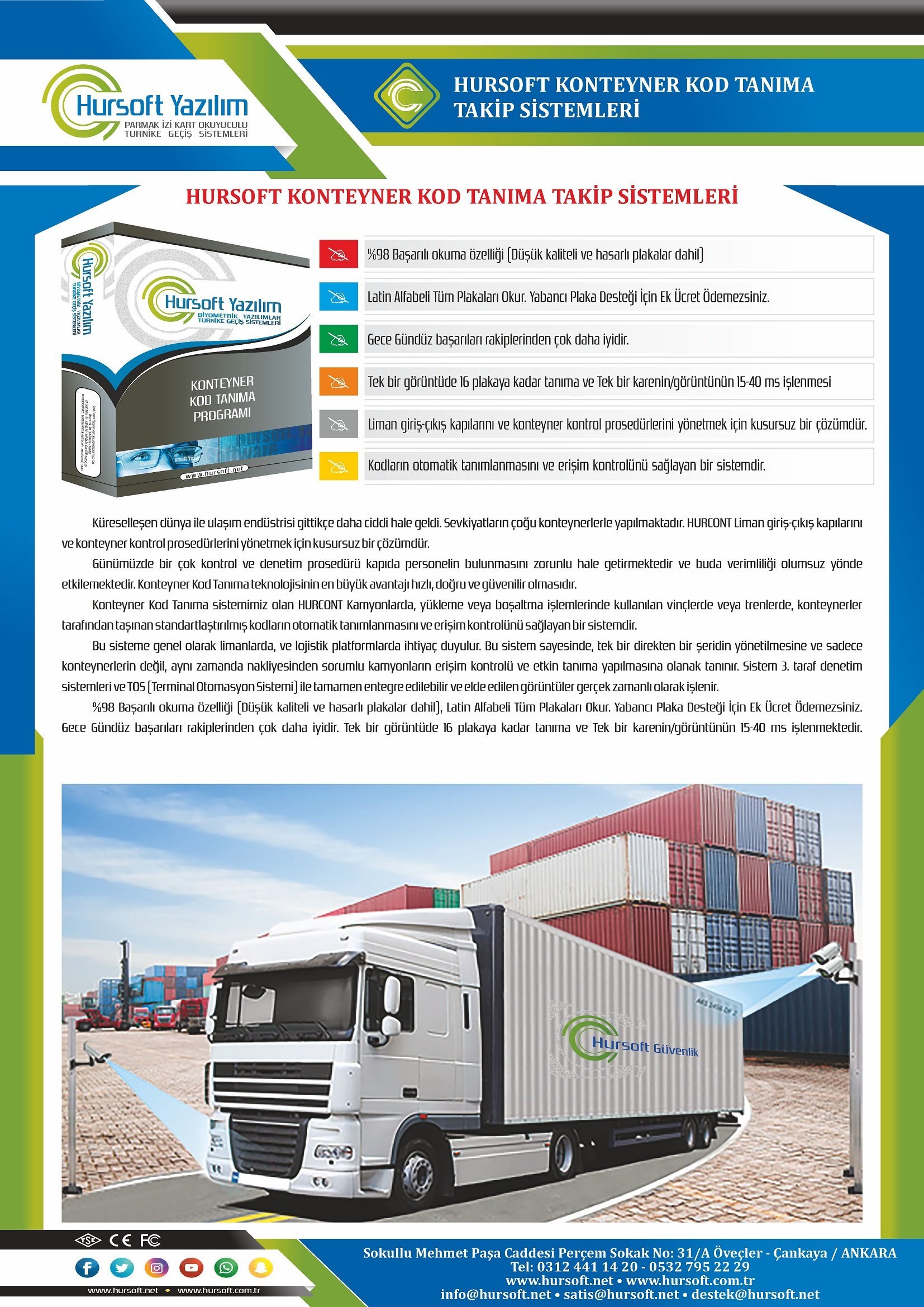 KONTEYNER KOD TANIMA SİSTEMLERİ