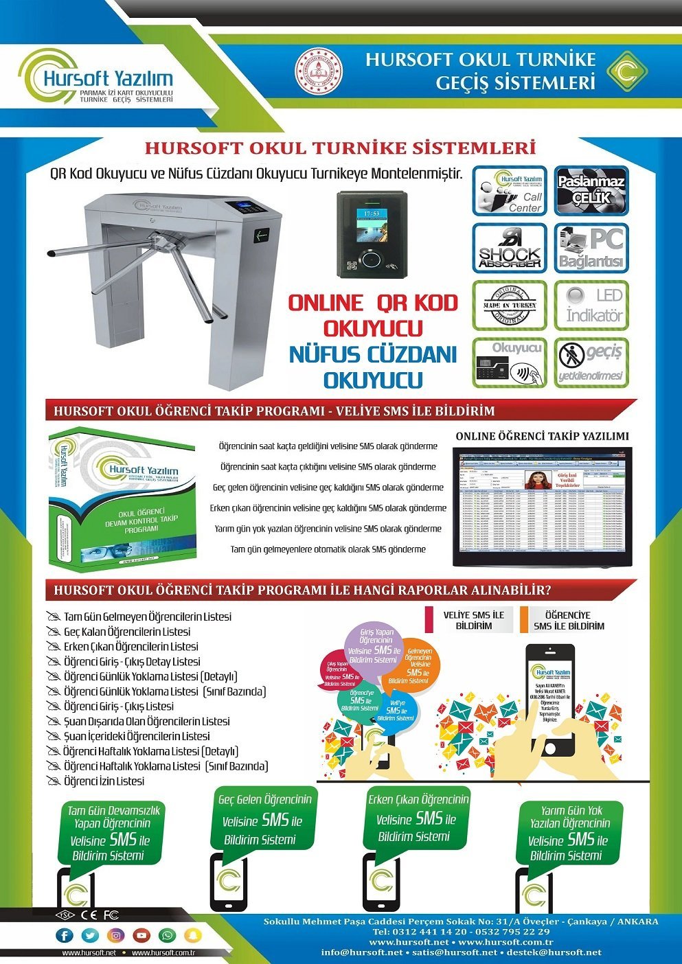 OKUL TURNİKE SİSTEMLERİ