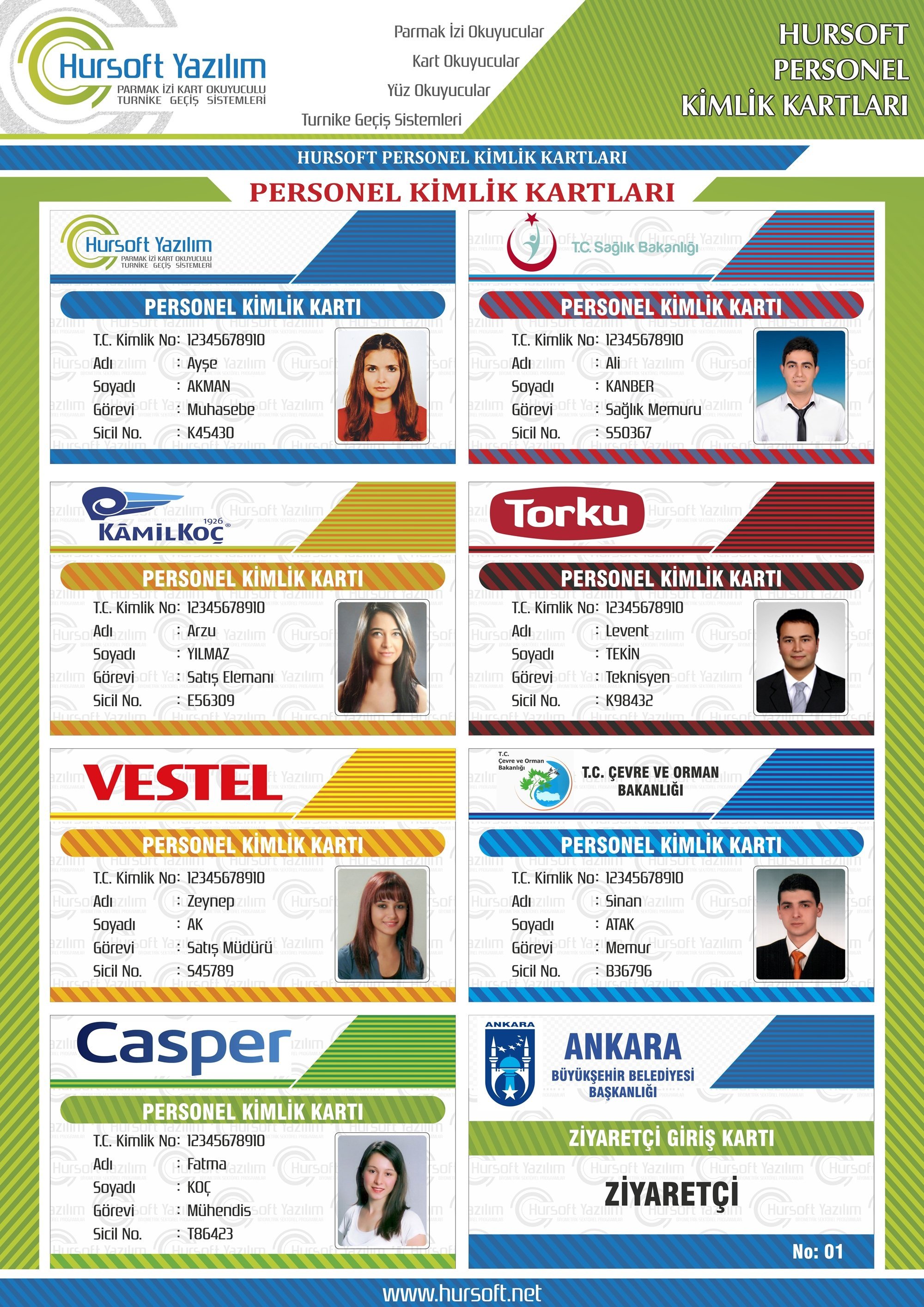 Personel Kimlik Kartlari