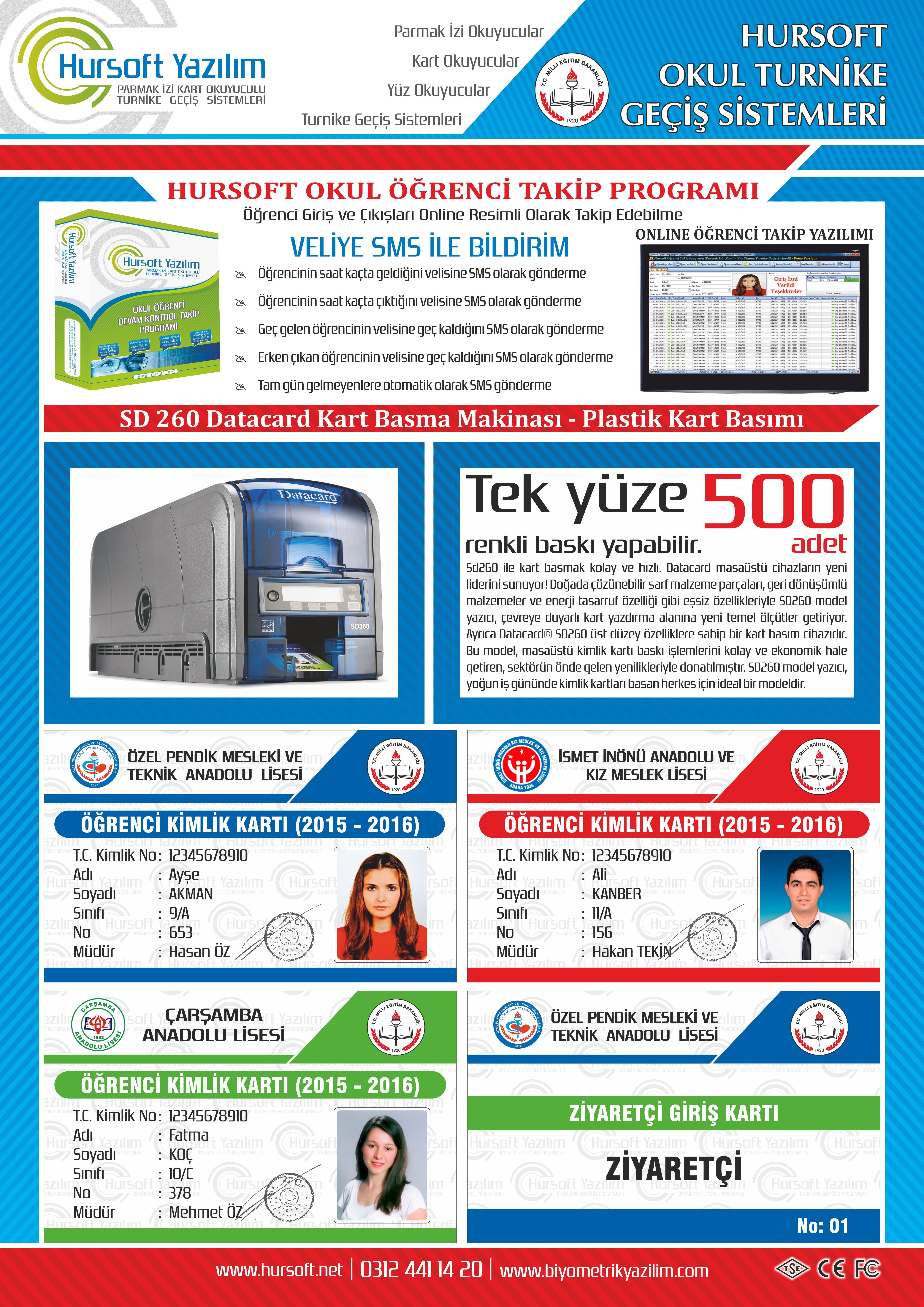 OKUL TURNİKE SİSTEMLERİ REKLAM