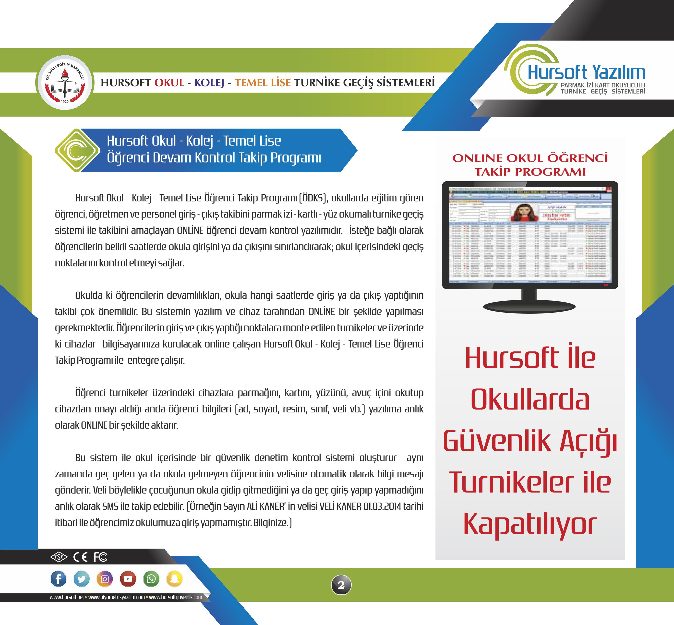 OKUL TURNİKE SİSTEMLERİ