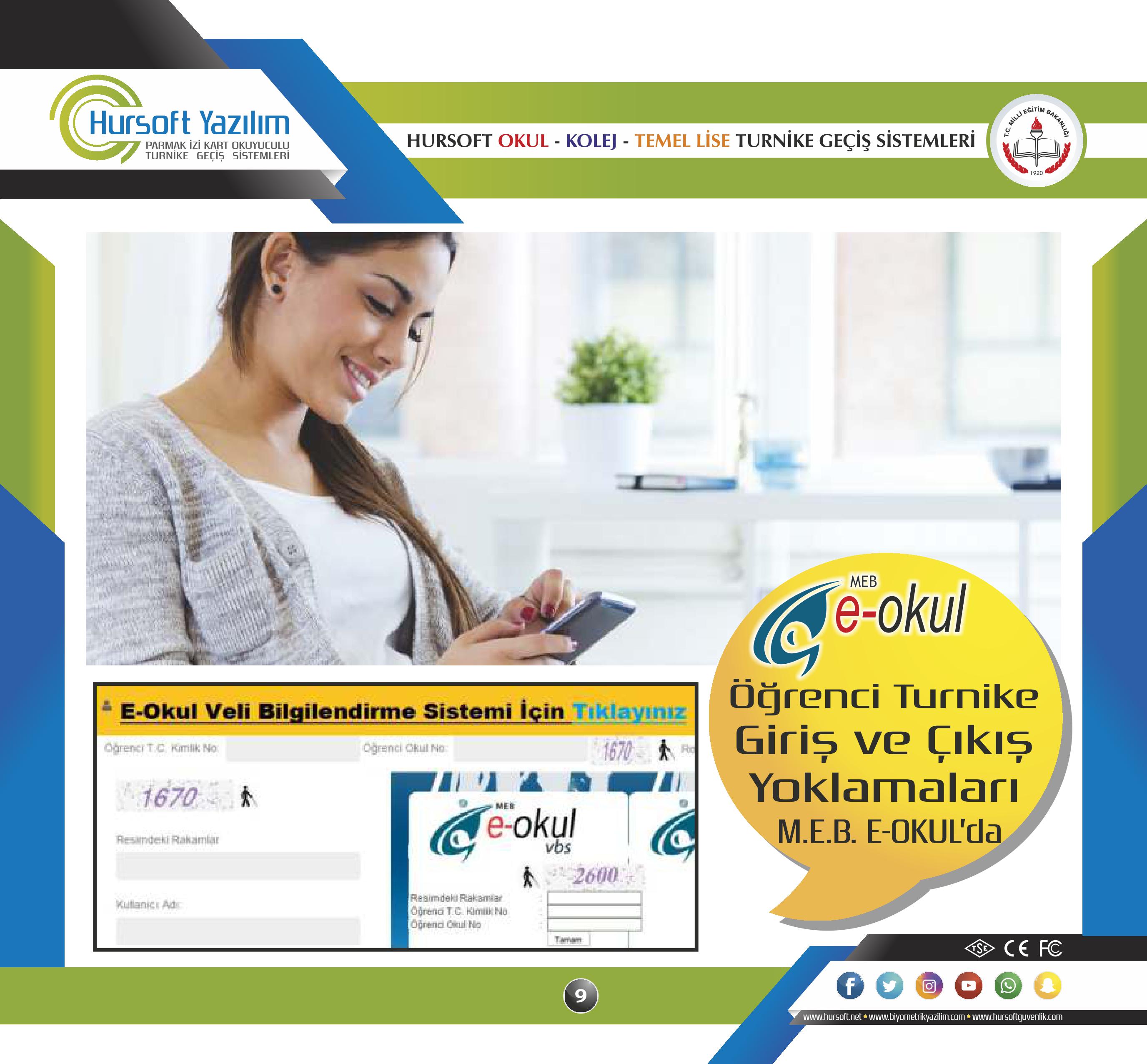 OKUL TURNİKE E-OKUL BİLGİLENDİRME SİSTEMİ