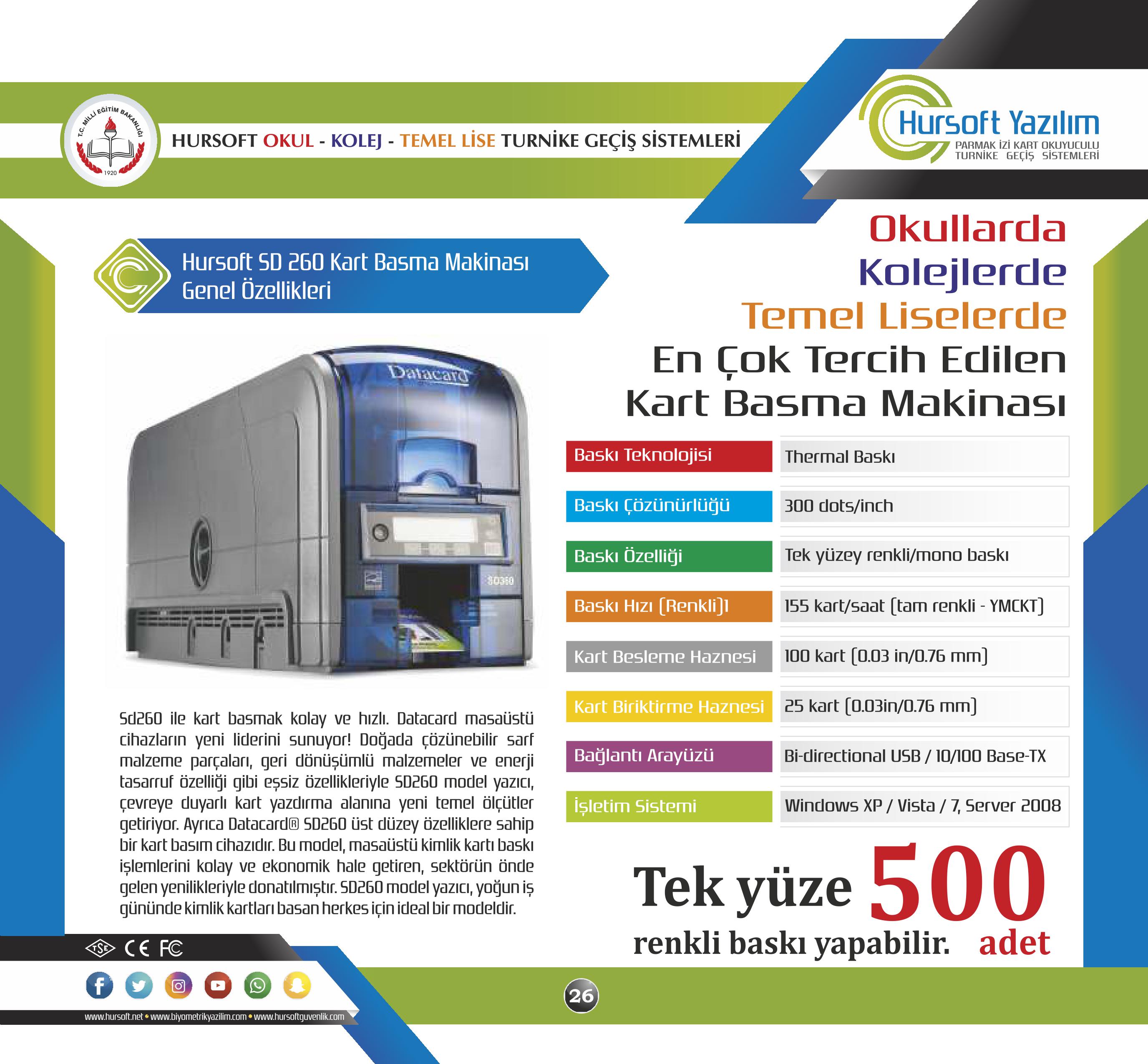 KART OKUYUCULU OKUL TURNİKE GEÇİŞ SİSTEMLERİ