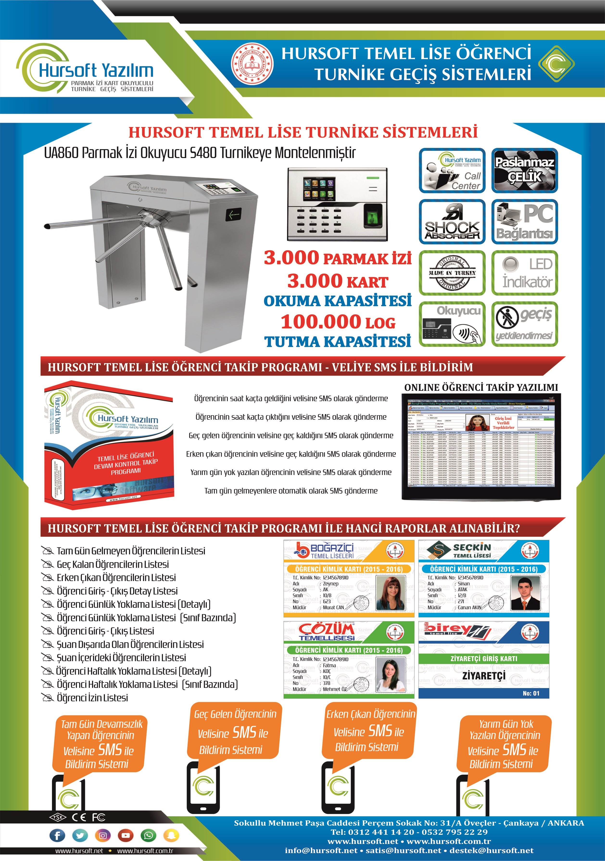 Temel Lise Geçiş Sistemi, Temel Lise Turnike Geçiş Sistemi, Temel Lise Turnike Sistemi, Liselerde Turnike, Liselerde Turnike İle Giriş Çıkış, Okul Turnike Sistemleri