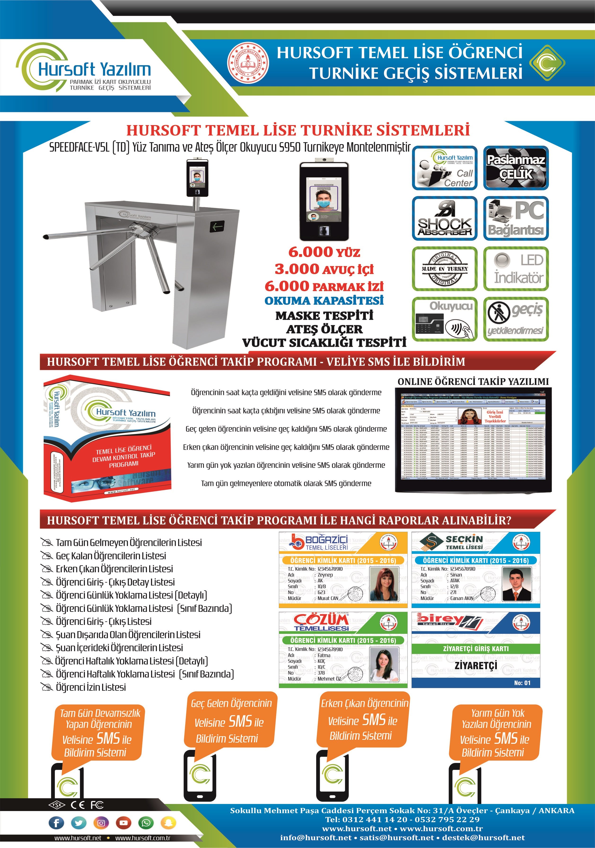 Temel Lise Geçiş Sistemi, Temel Lise Turnike Geçiş Sistemi, Temel Lise Turnike Sistemi, Liselerde Turnike, Liselerde Turnike İle Giriş Çıkış, Okul Turnike Sistemleri