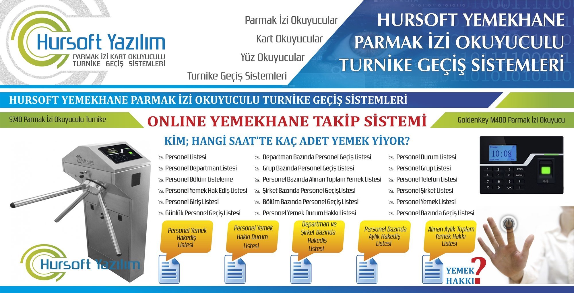 Yemekhane Turnike Sistemi