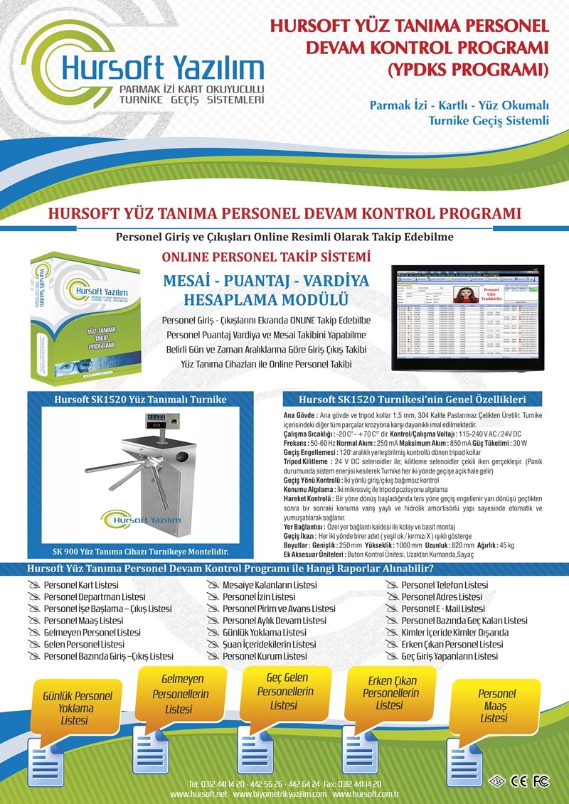 Yüz Tanıma Sistemi Programı