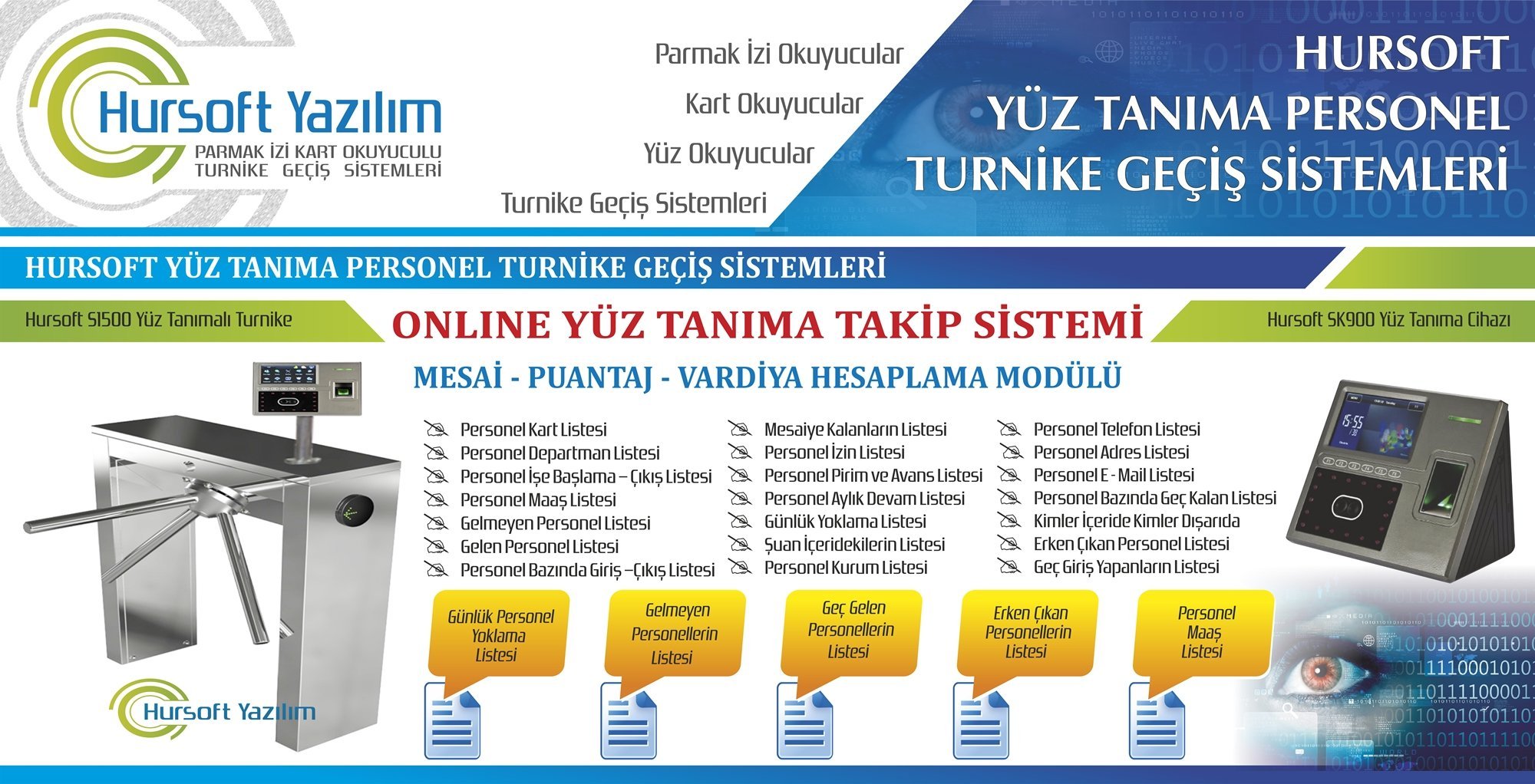 Yüz Tanıma Turnike Sistemleri