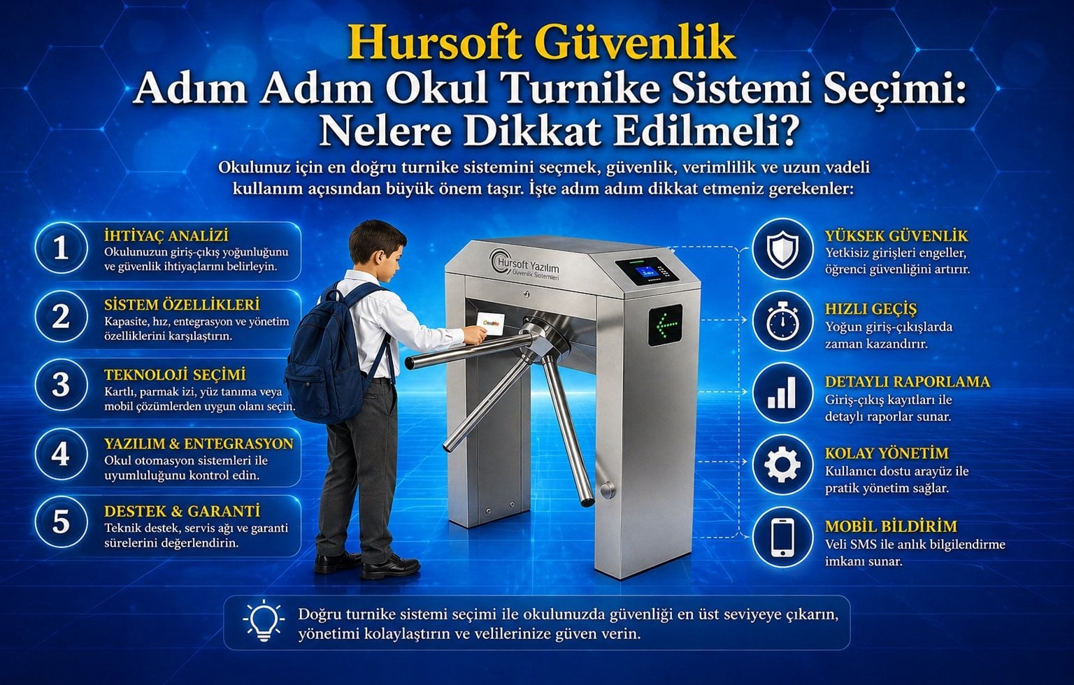Okul Turnike Sistemi Seçimi