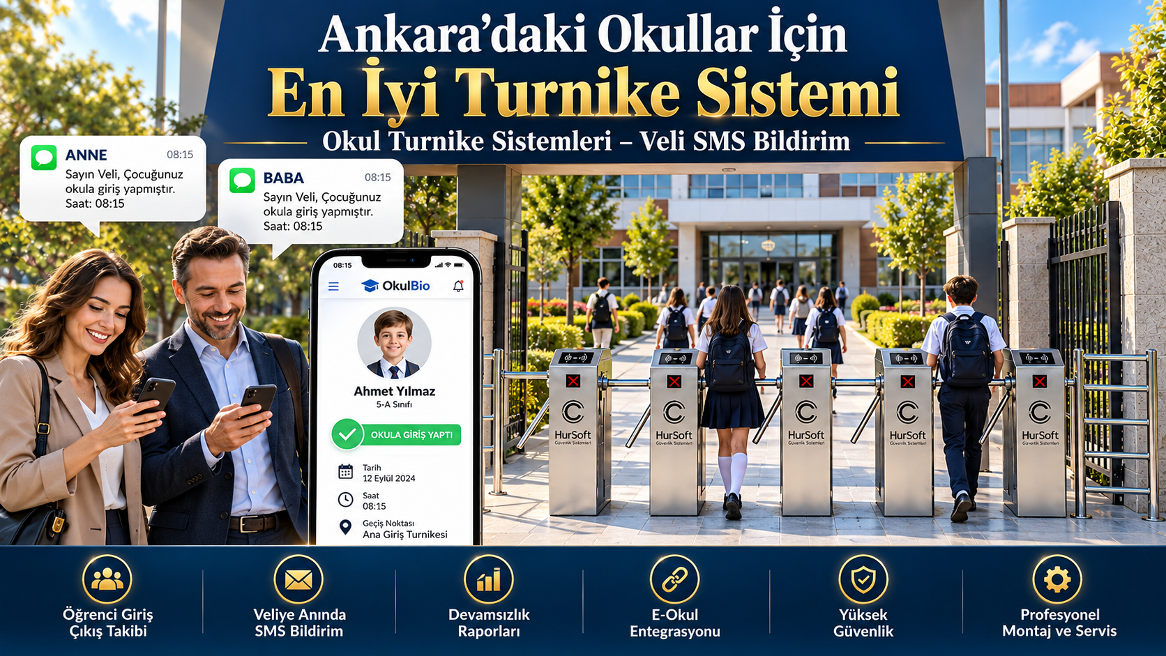 Ankara'daki Okullar İçin En İyi Turnike Sistemi