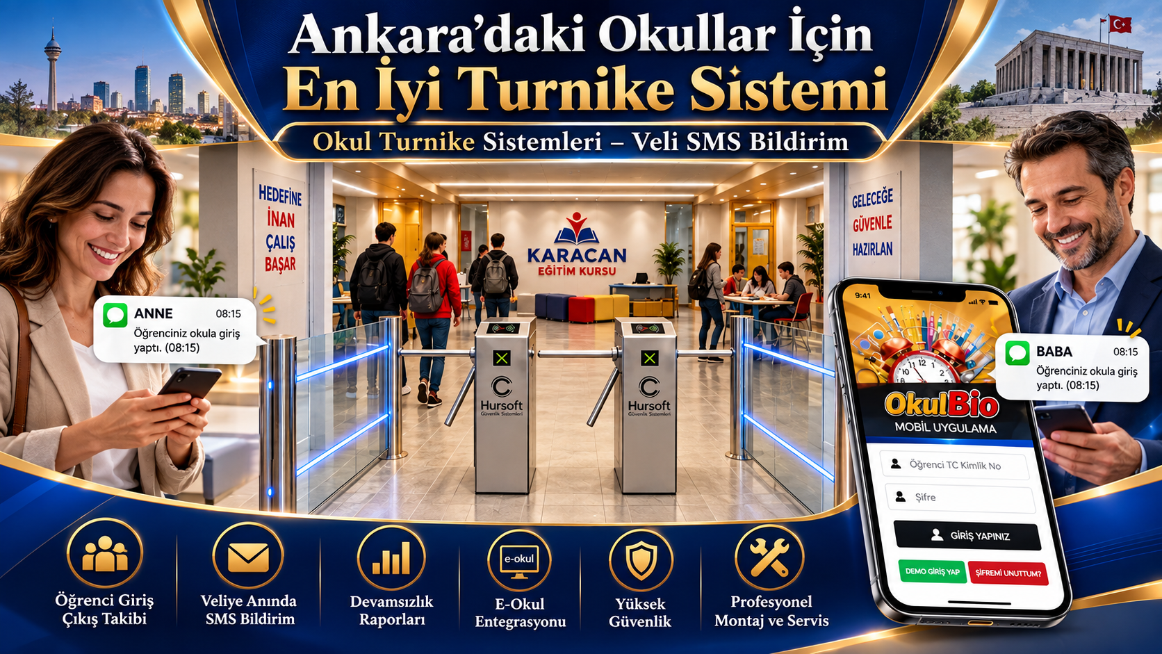Okul Turnike Sistemleri