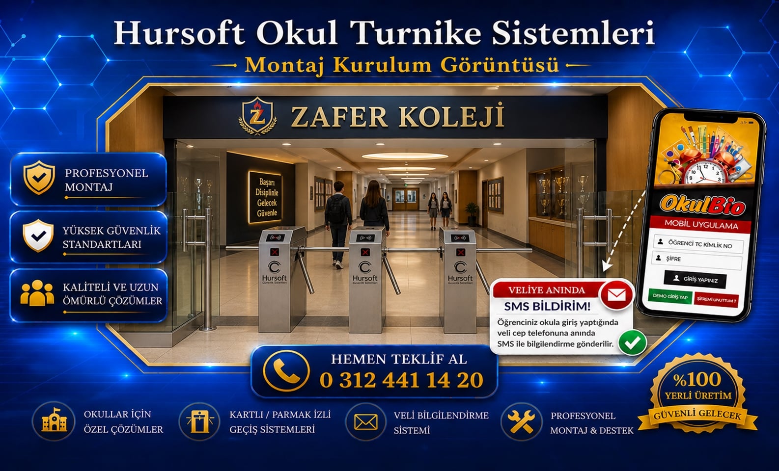 Okul Giriş Çıkış Kontrol Sistemi