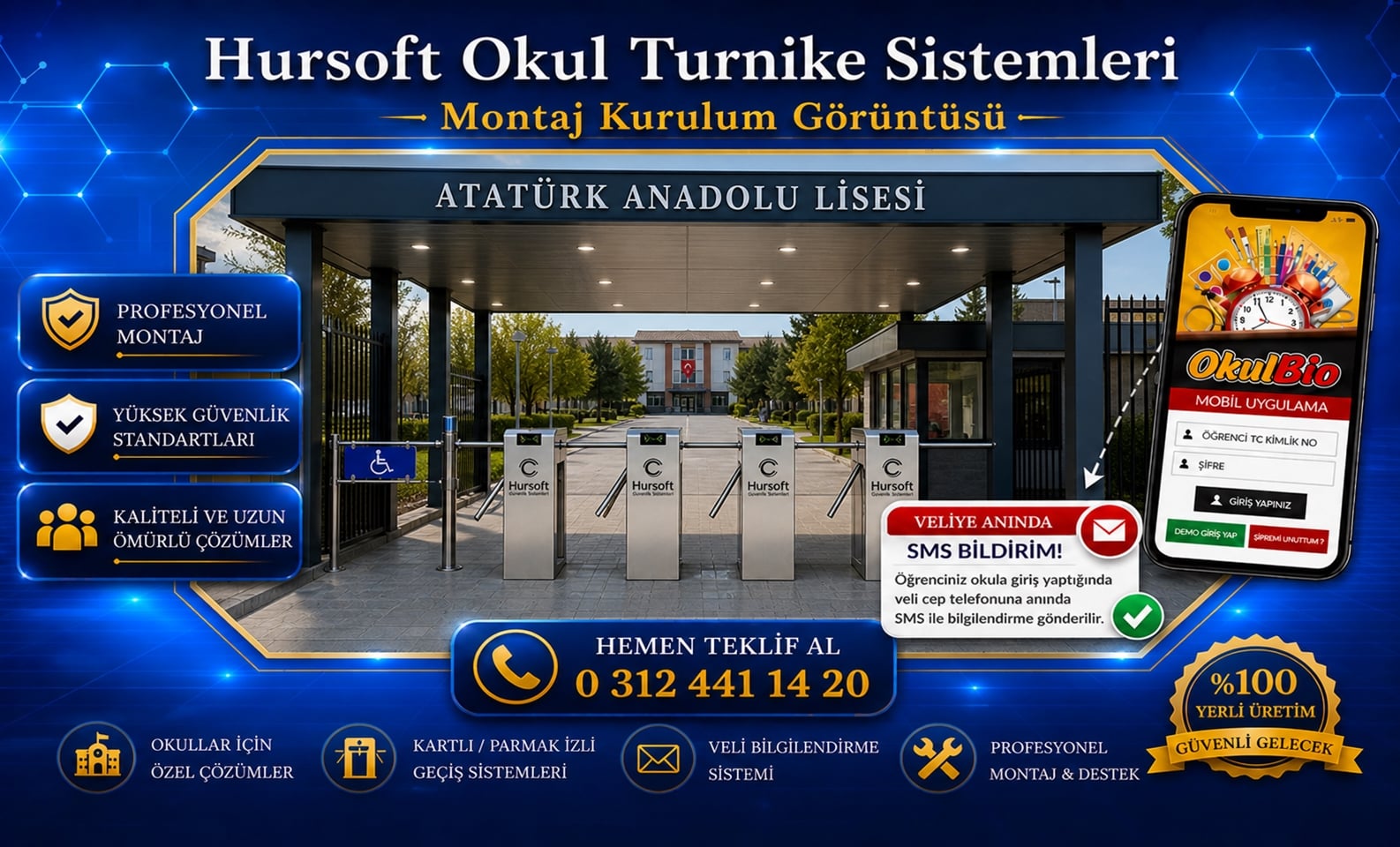 Okul Turnike Sistemi