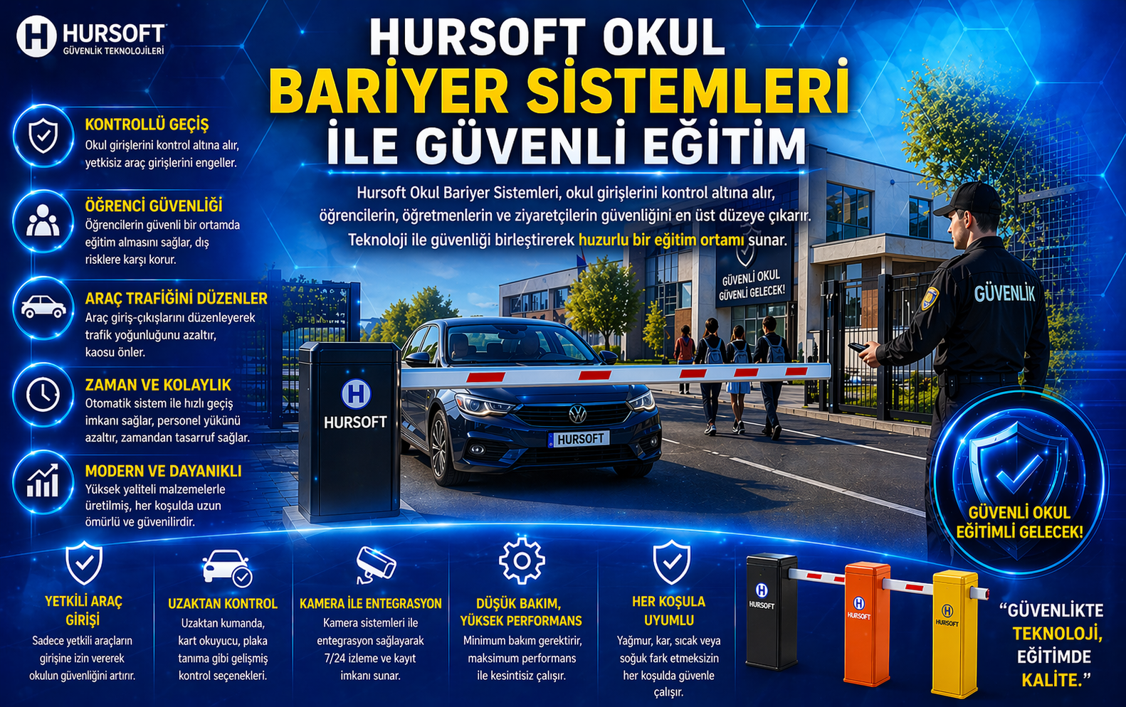 Okul Bariyer Sistemleri ile Güvenli Eğitim