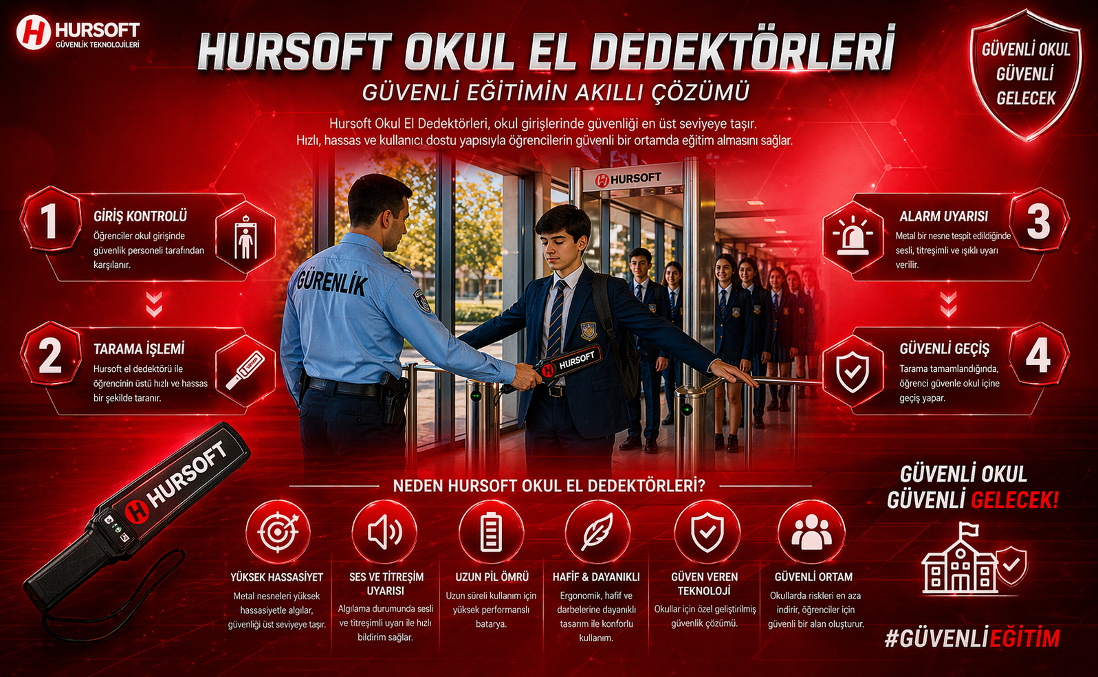 Okul El Dedektörleri