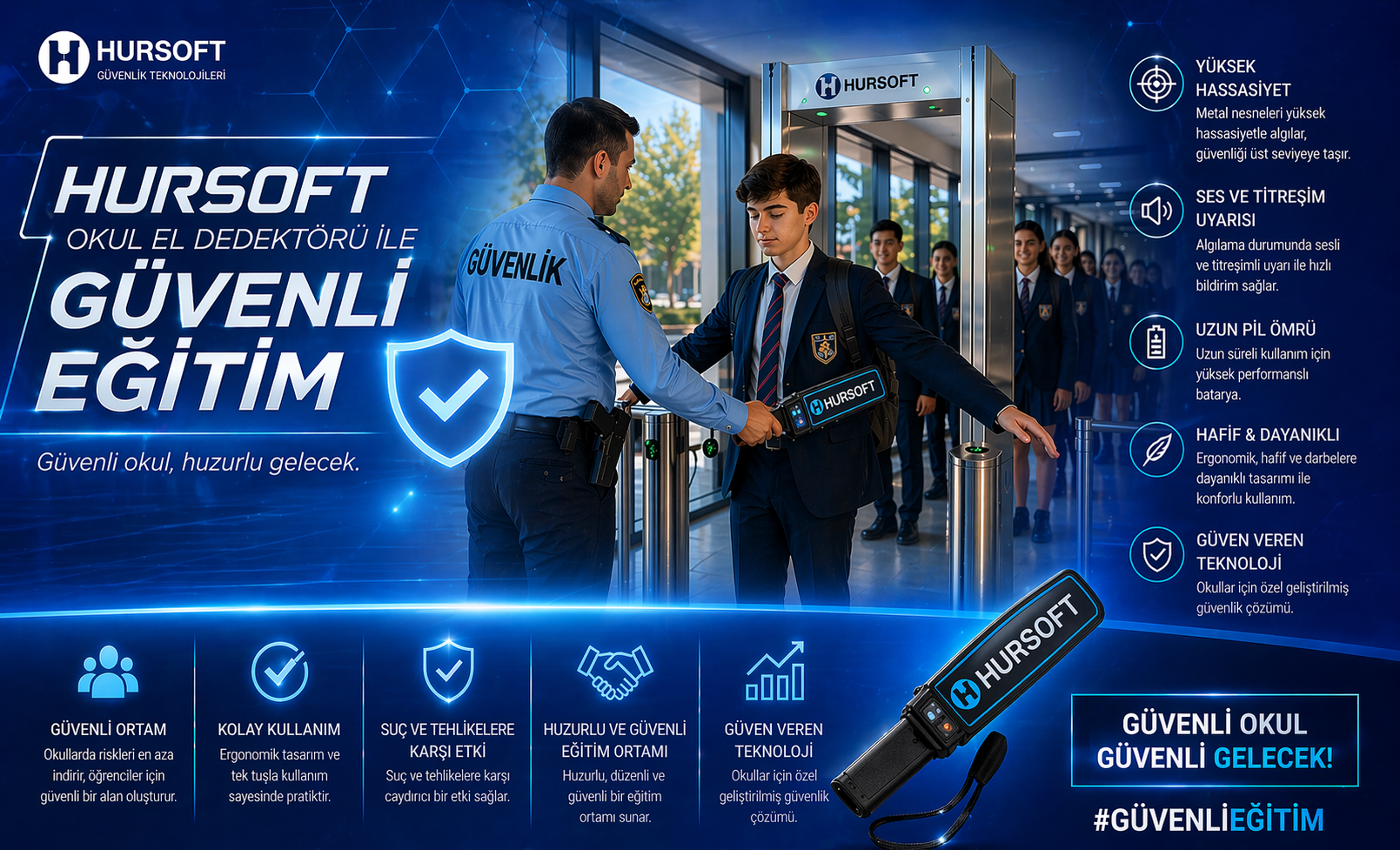 Okul El Dedektörü ile Güvenli Eğitim