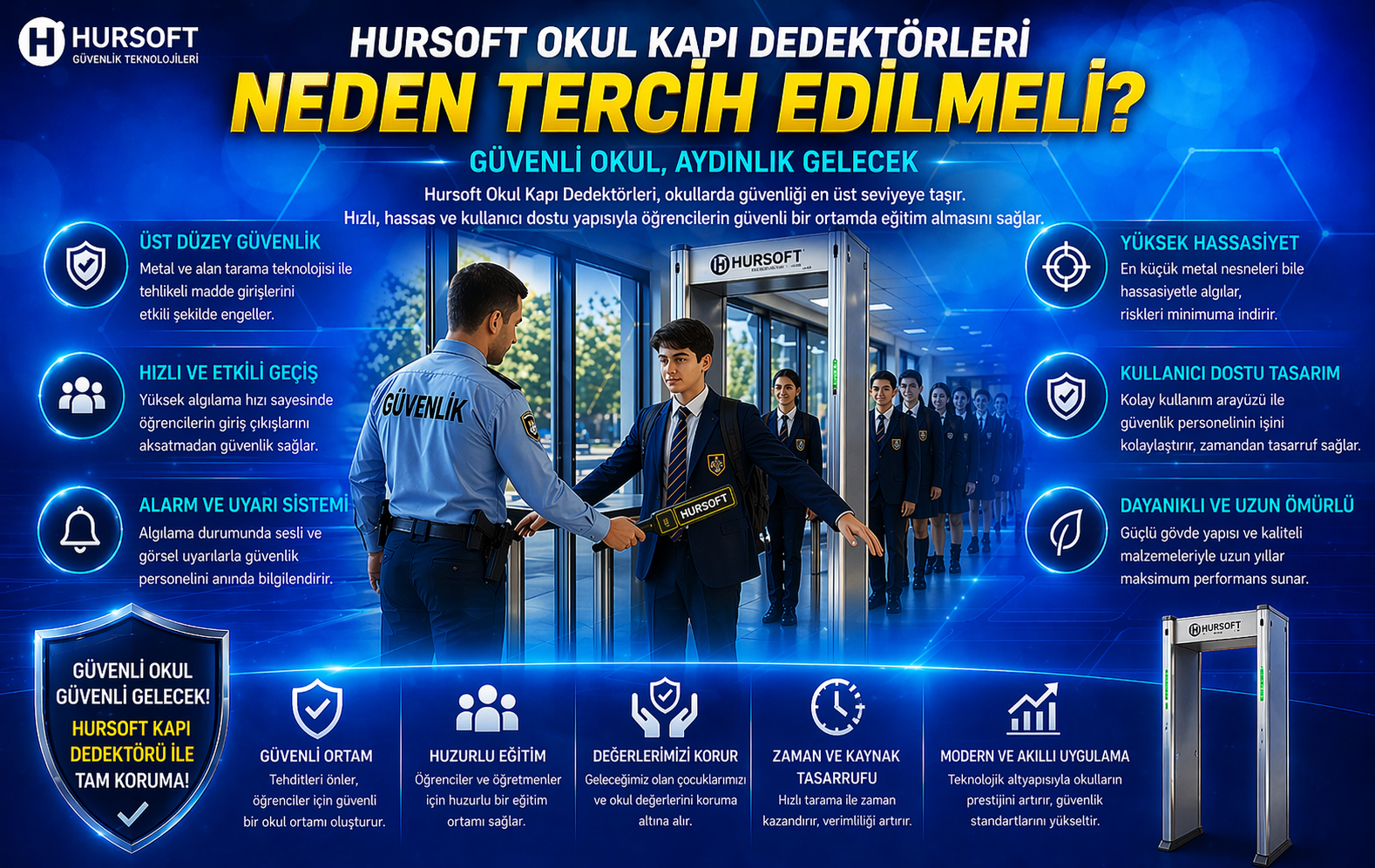 Okul Kapı Dedektörleri Neden Tercih Edilmeli