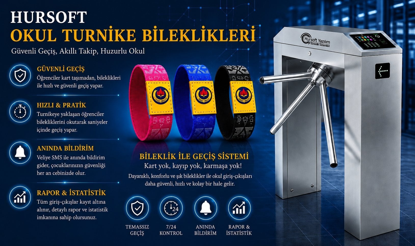 Okul Turnike Bileklikleri