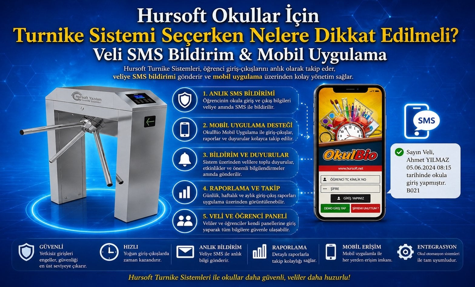 Okullar İçin Turnike Sistemi Seçerken Nelere Dikkat Edilmeli?