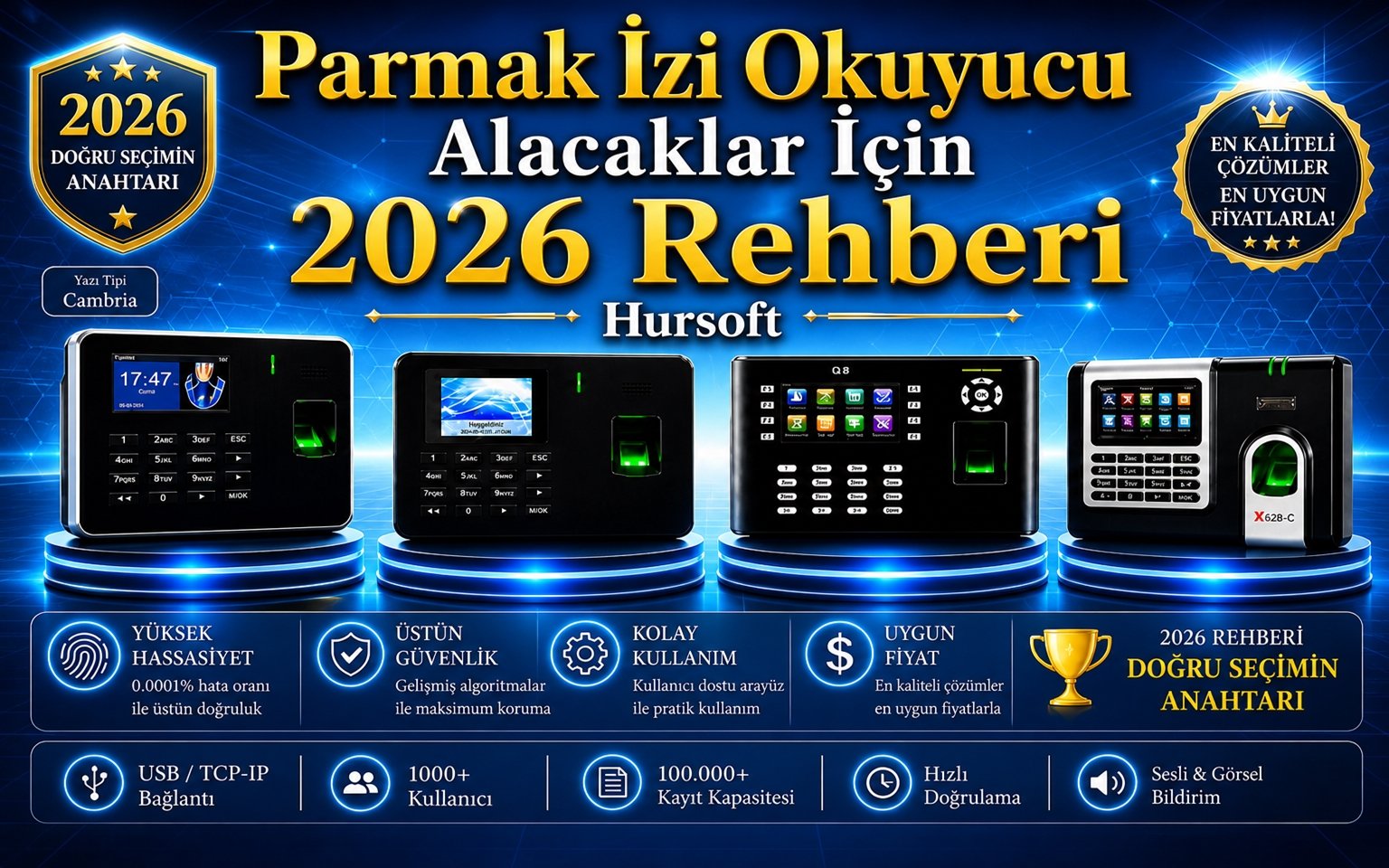 Parmak İzi Okuyucu Fiyatları