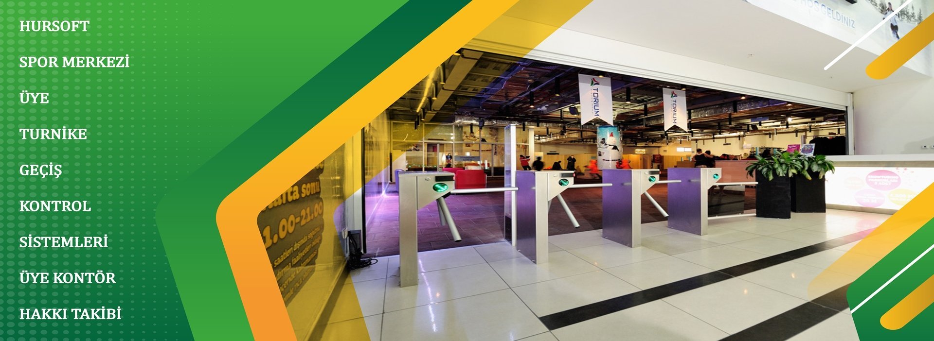 Spor Salonu Turnike Geçiş Sistemleri