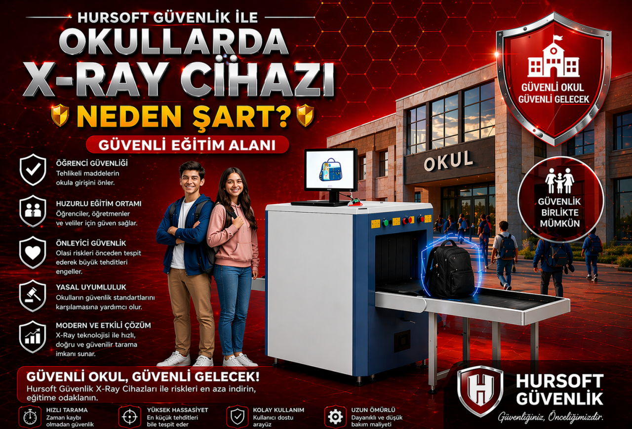 Okullarda X-Ray Cihazı Neden Şart? Güvenli Eğitim Alanı