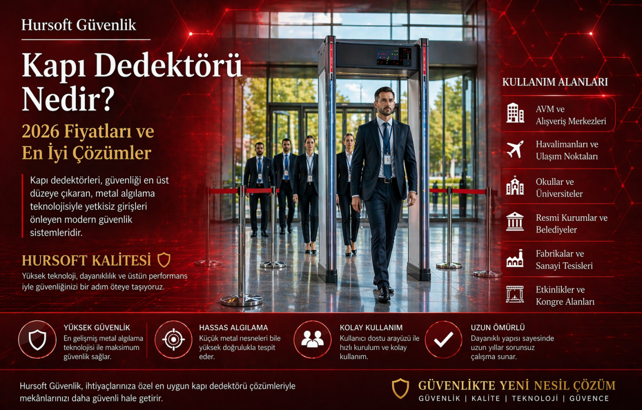 Kapı Dedektörü Nedir? 2026 Fiyatları ve En İyi Çözümler