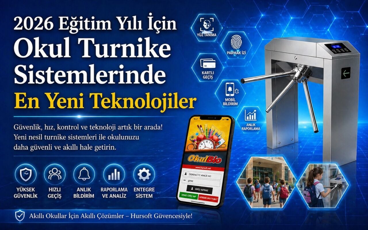 2026 Eğitim Yılı İçin Okul Turnike Sistemlerinde En Yeni Teknolojiler
