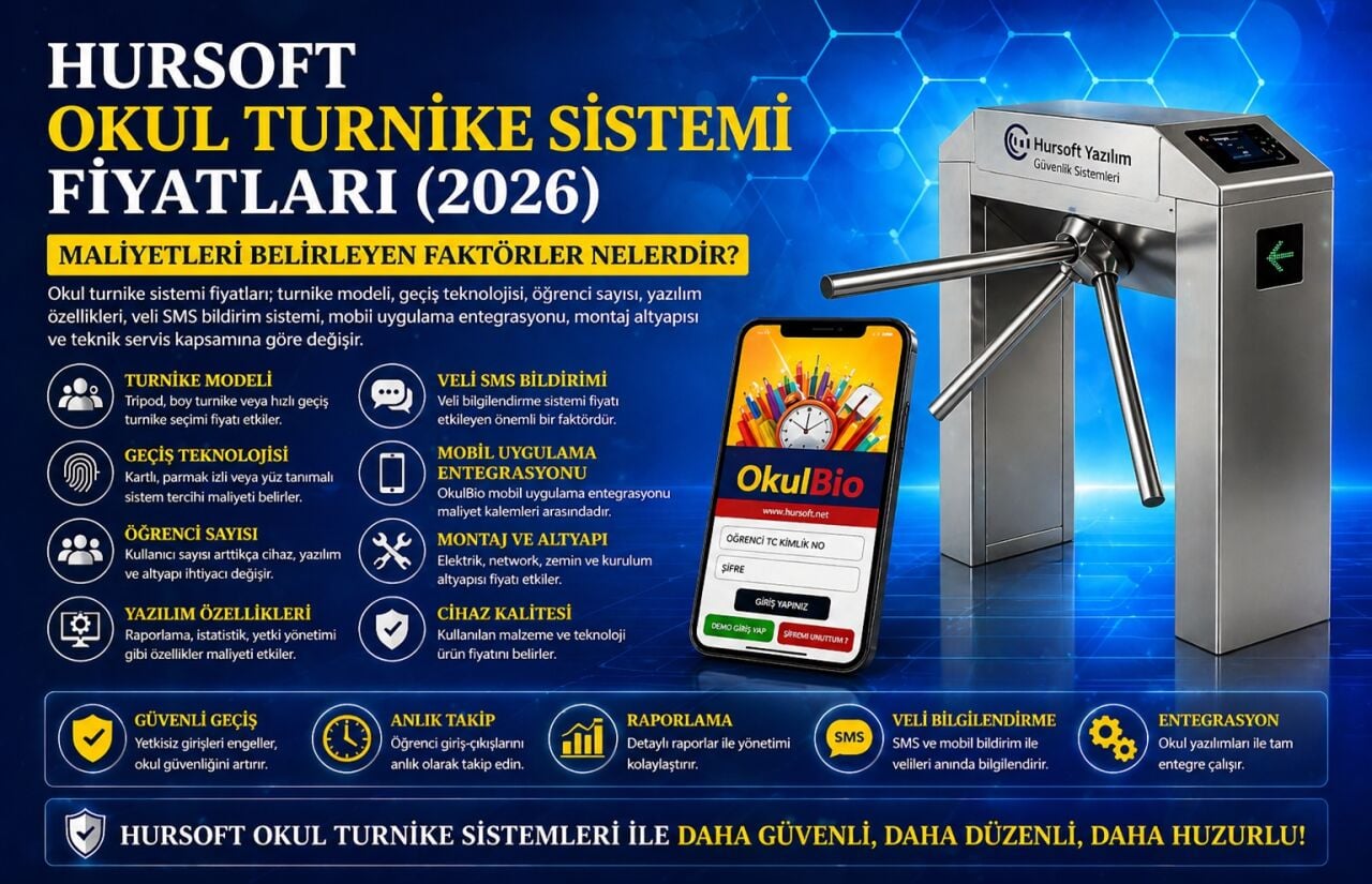 Okul Turnike Sistemi Fiyatları (2026): Maliyetleri Belirleyen Faktörler Nelerdir?