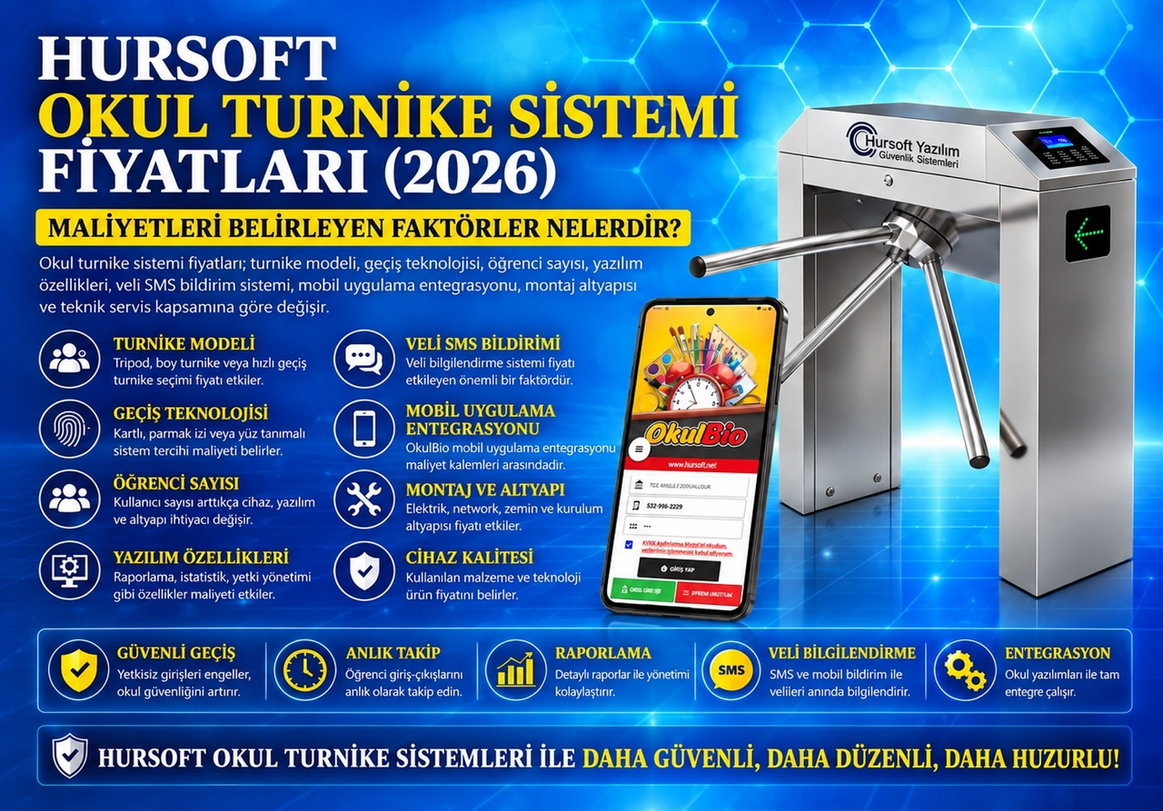 Okul Turnike Sistemi Fiyatları (2026): Maliyetleri Belirleyen Faktörler Nelerdir?