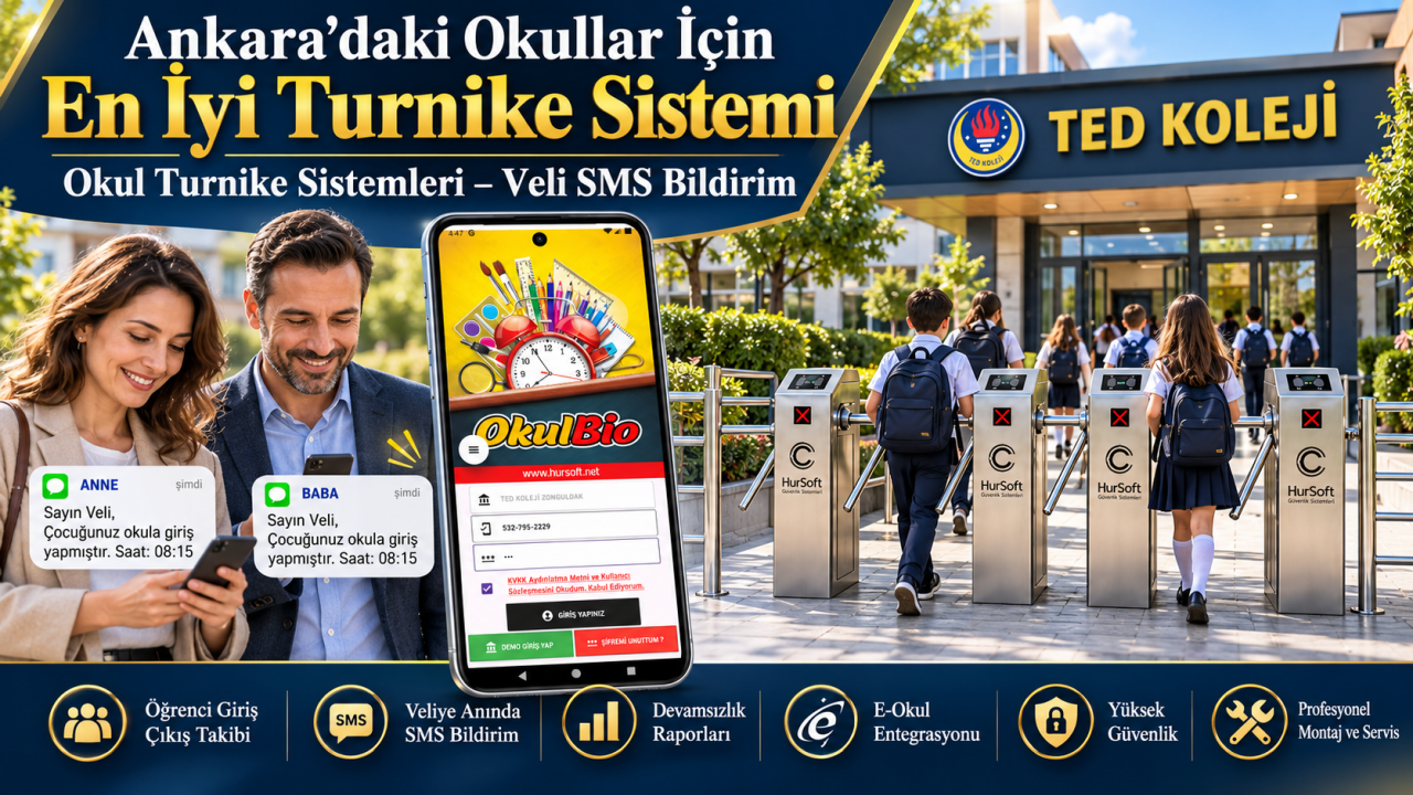 Ankara'daki Okullar İçin En İyi Turnike Sistemi Çözümleri ve Hızlı Kurulum