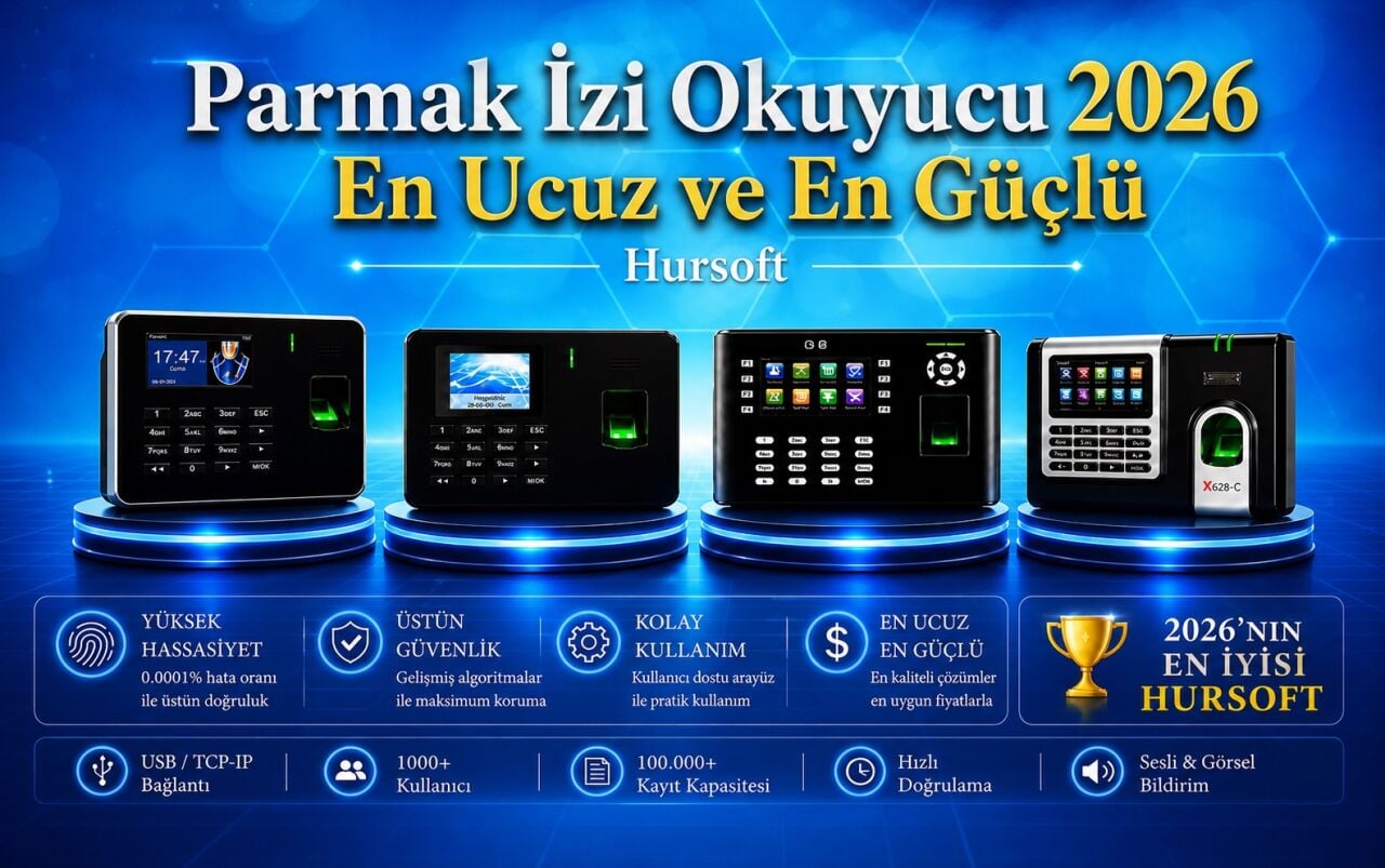 Parmak İzi Okuyucu 2026: En Ucuz ve En Güçlü Hursoft