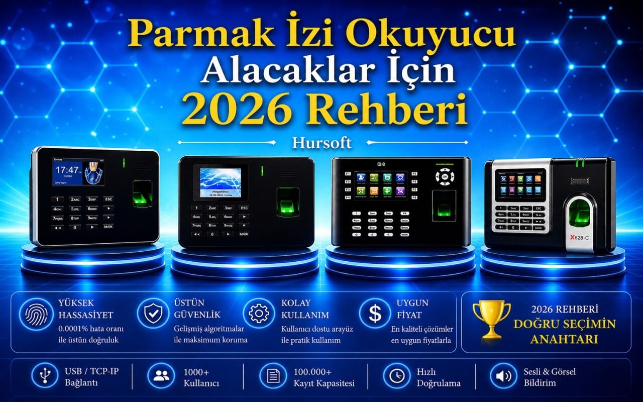 Parmak İzi Okuyucu Alacaklar İçin 2026 Rehberi Hursoft