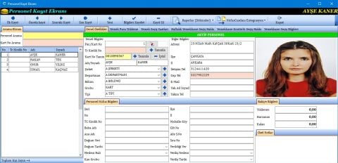 HURSOFT YEMEKHANE TAKİP PROGRAMI ( PARMAK İZİ - KARTLI - YÜZ TANIMALI - TURNİKE GEÇİŞ SİSTEMLİ)