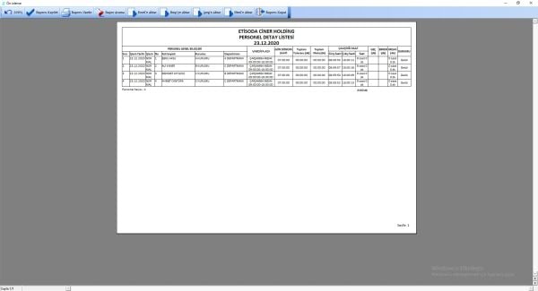 HURSOFT PERSONEL DEVAM KONTROL PROGRAMI  ( PARMAK İZİ - KARTLI - YÜZ TANIMALI - TURNİKE GEÇİŞ SİSTEMLİ)