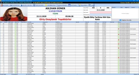 HURSOFT SPOR MERKEZİ ÜYE TAKİP PROGRAMI ( PARMAK İZİ - KARTLI - YÜZ TANIMALI - TURNİKE GEÇİŞ SİSTEMLİ)