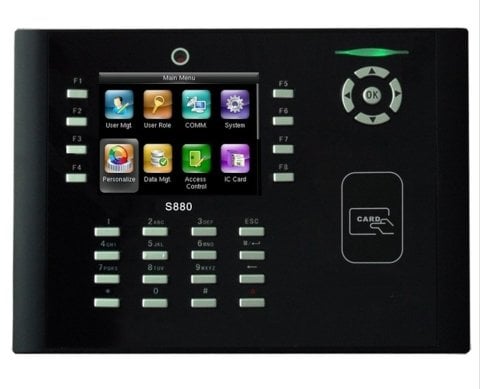 HURSOFT ICLOCK S880 KART OKUYUCU CİHAZ - FOTOGRAF ÇEKEN (10.000 KART - 10.000 ŞİFRE OKUMA ÖZELLİĞİ) + HURSOFT PERSONEL DEVAM PROGRAMI ÜCRETSİZ