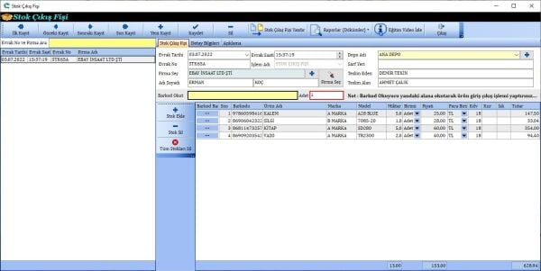 HURSOFT STOK TAKİP PROGRAMI (TÜM BARKOD CİHAZLARI İLE ENTEGRE ÇALIŞIR)