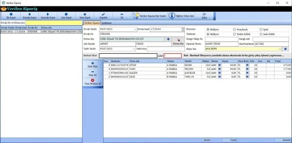 HURSOFT STOK TAKİP PROGRAMI (TÜM BARKOD CİHAZLARI İLE ENTEGRE ÇALIŞIR)