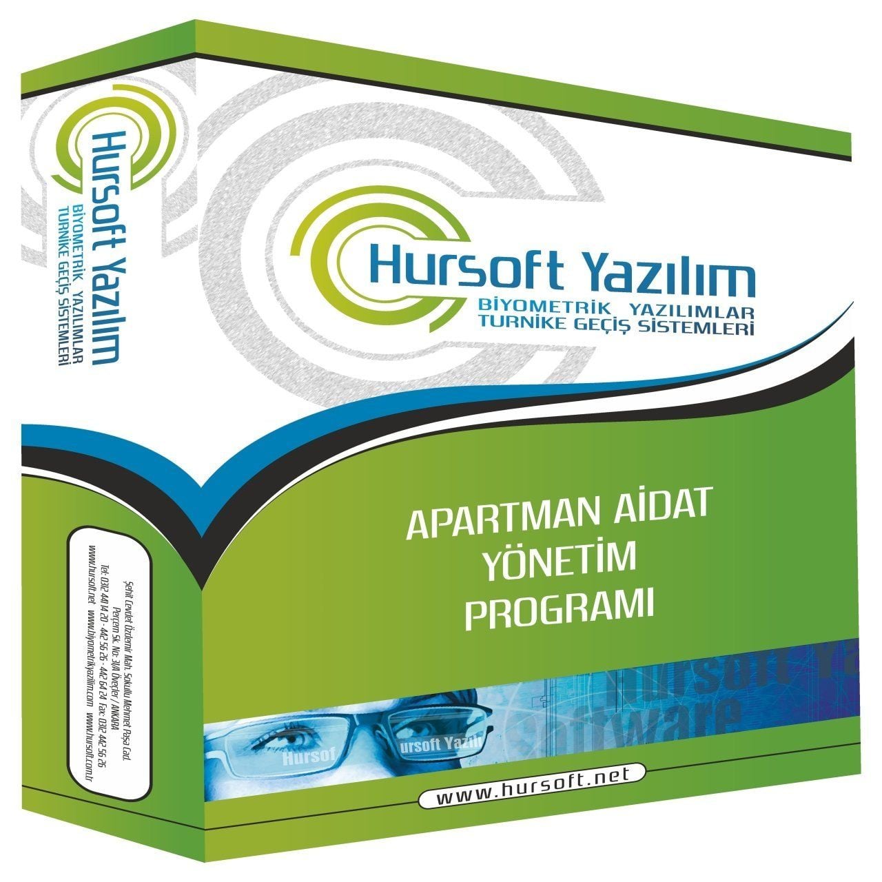 HURSOFT APARTMAN AİDAT TAKİP PROGRAMI (30 DAİRE KAYIT KAPASİTELİ)