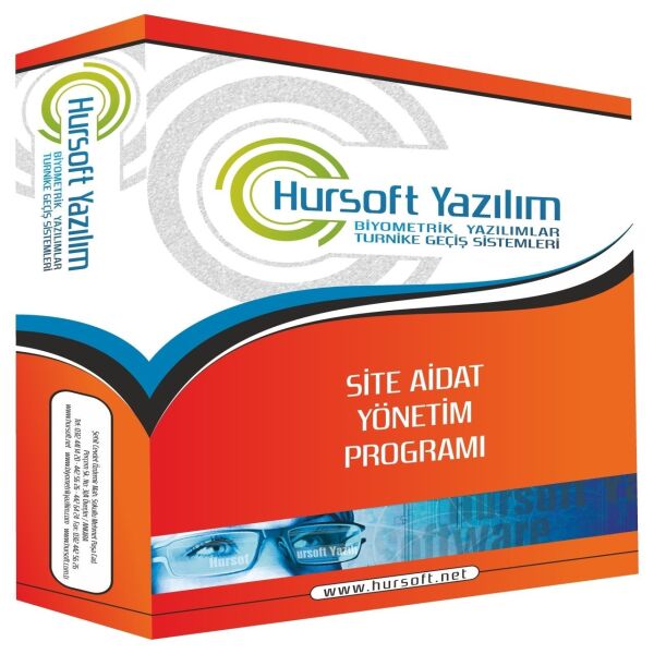 HURSOFT SİTE AİDAT TAKİP PROGRAMI (SINIRSIZ DAİRE KAYIT KAPASİTELİ)