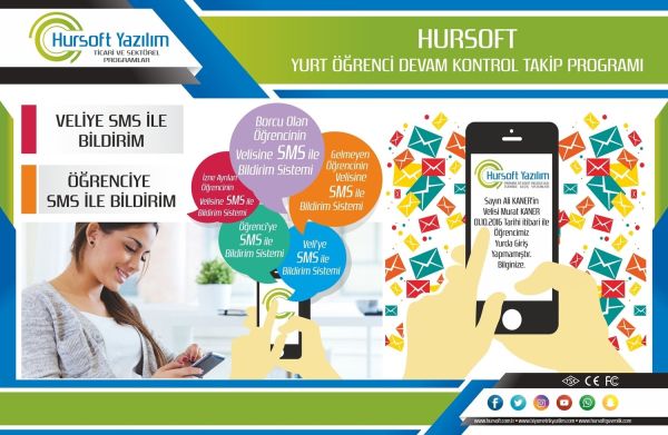 HURSOFT F22 PARMAK İZİ OKUYUCU + HURSOFT YURT ÖĞRENCİ TAKİP PROGRAMI