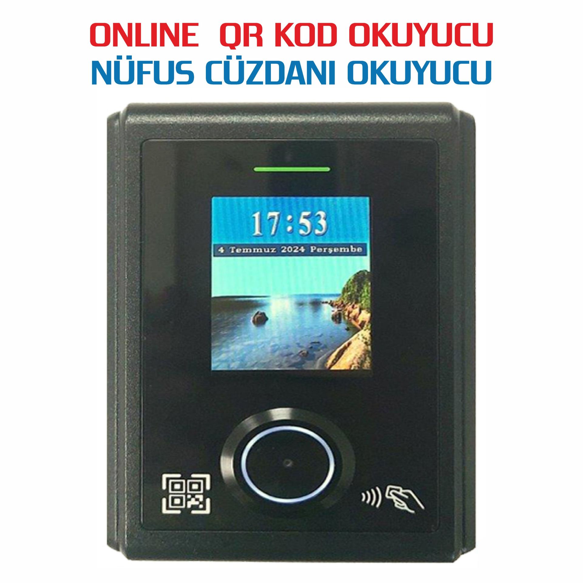 SPC1500 TCP/IP QR Kod ve Nüfus Cüzdanı Okuyuculu Cihaz