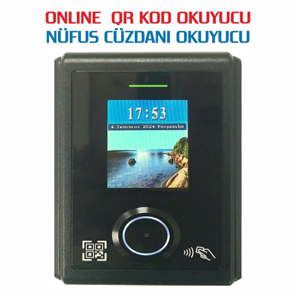 SPC1500 TCP/IP QR Kod ve Nüfus Cüzdanı Okuyuculu Cihaz