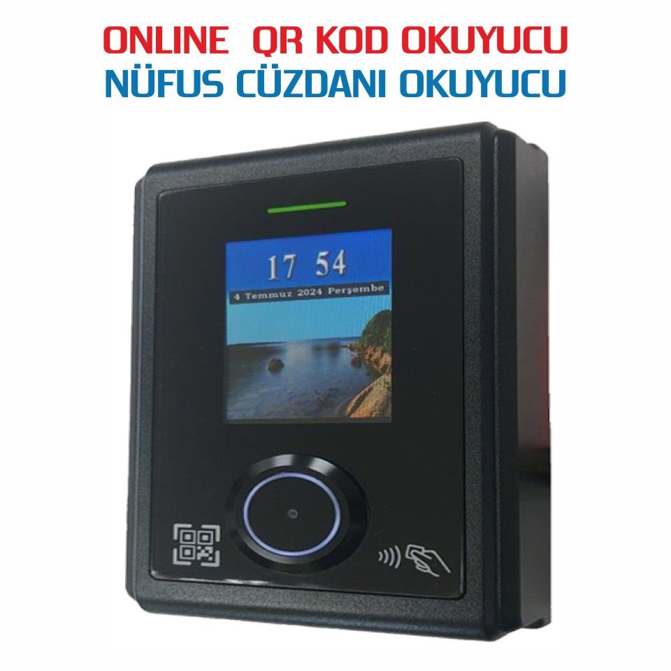 SPC1500 TCP/IP QR Kod ve Nüfus Cüzdanı Okuyuculu Cihaz